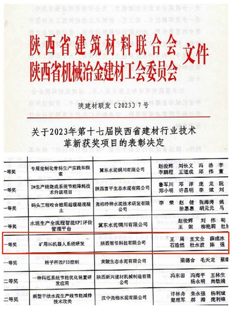 智引公司喜获第十七届陕西省拉斯维加斯9888行业项目手艺刷新奖多项声誉