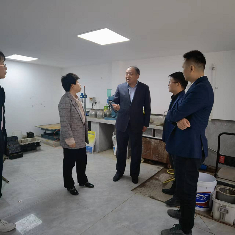 时启林一行到修建质料工业手艺情报研究所开展交流座谈